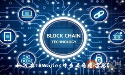 如何在TPWallet中查看通道信息？